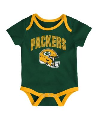 Infant 3-Piece Green Bay Packers All Day Play Bodysuit Set