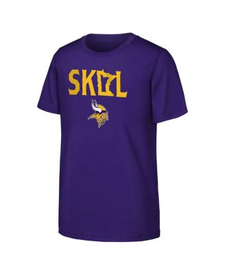 Outerstuff - Big Boys and Girls Purple Minnesota Vikings Team Spirit T-Shirt