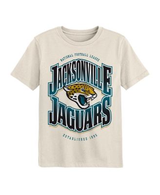 Big Boys and Girls Cream Jacksonville Jaguars Huddle T-Shirt
