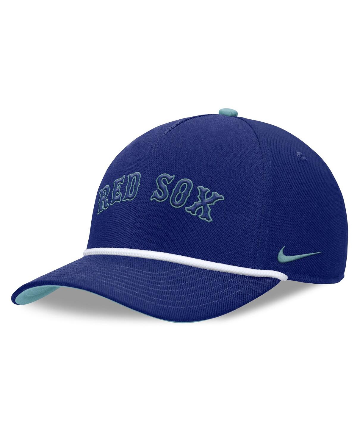 Nike Men's Royal Boston Red Sox Father's Day Rise Adjustable Hat In Blue