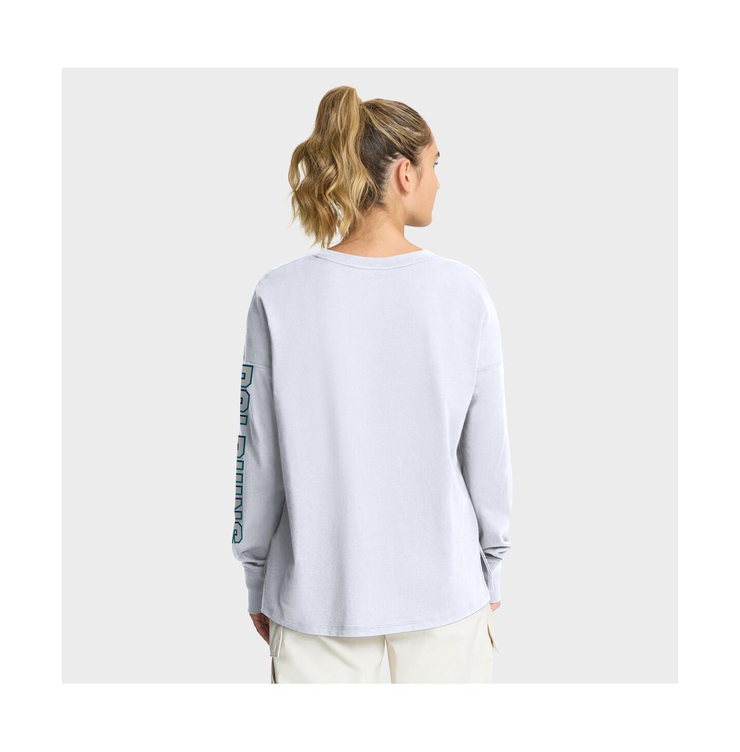 Женская футболка Fanatics White Miami Dolphins Hometown Legacy Long Sleeve — фото 5