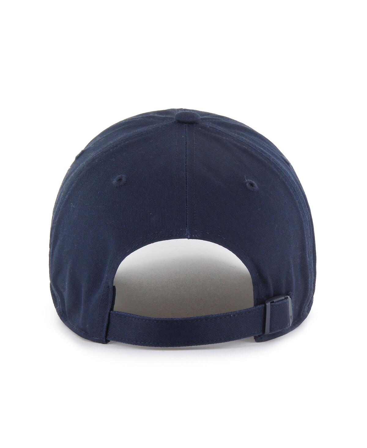 47 Brand Men's Navy Dallas Cowboys Foundational Clean Up Adjustable Hat In Blue