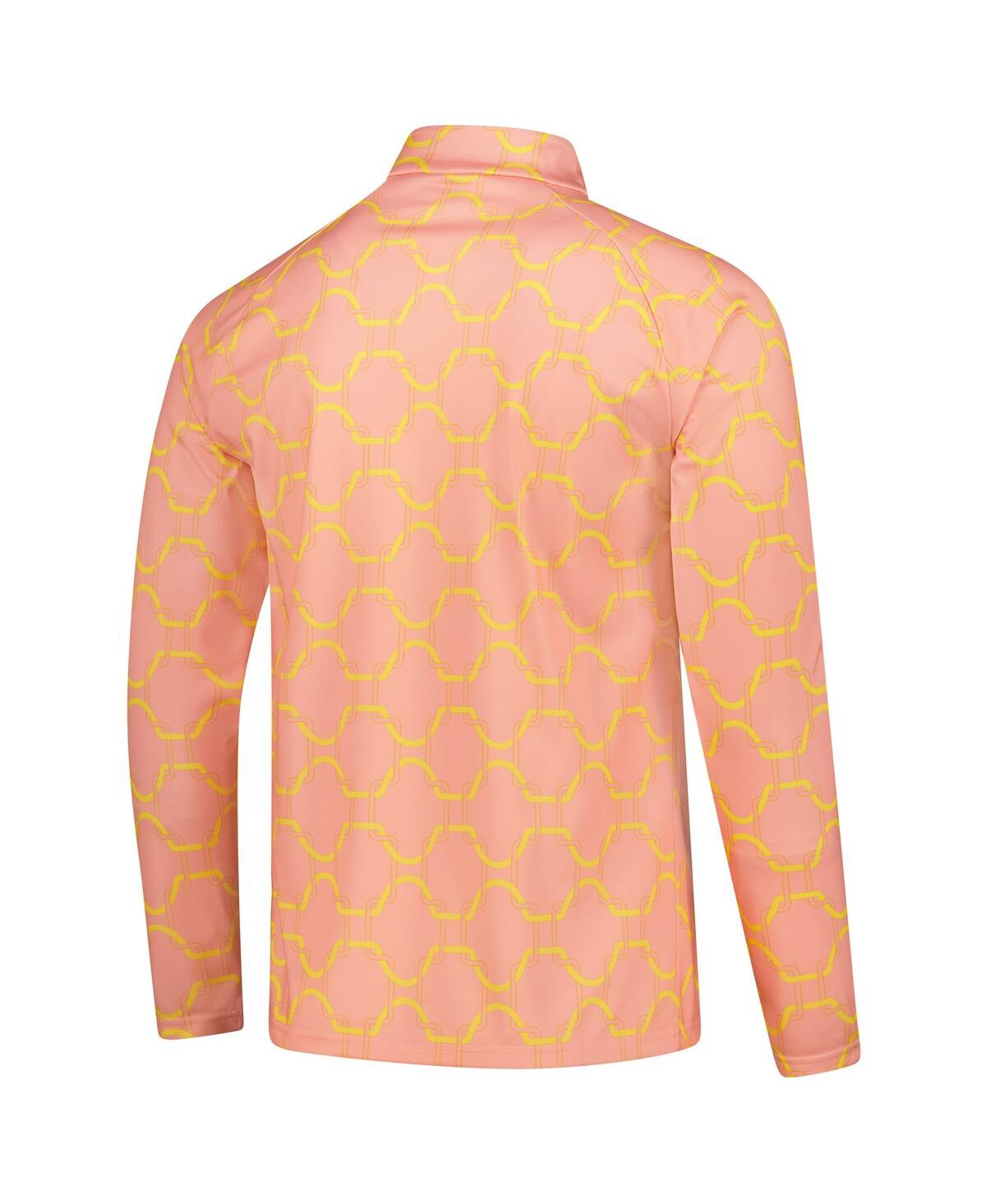 Puma Men's Light Orange Ac Milan 2025/26 Pre-match Drycell Quarter-zip Sweatshirt In Brown