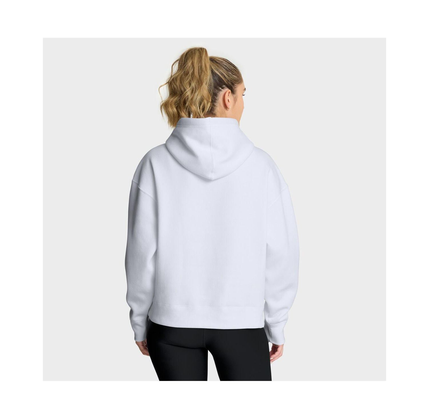 Women's White Cleveland Browns Eligible Receiver Legacy Pullover Hoodie