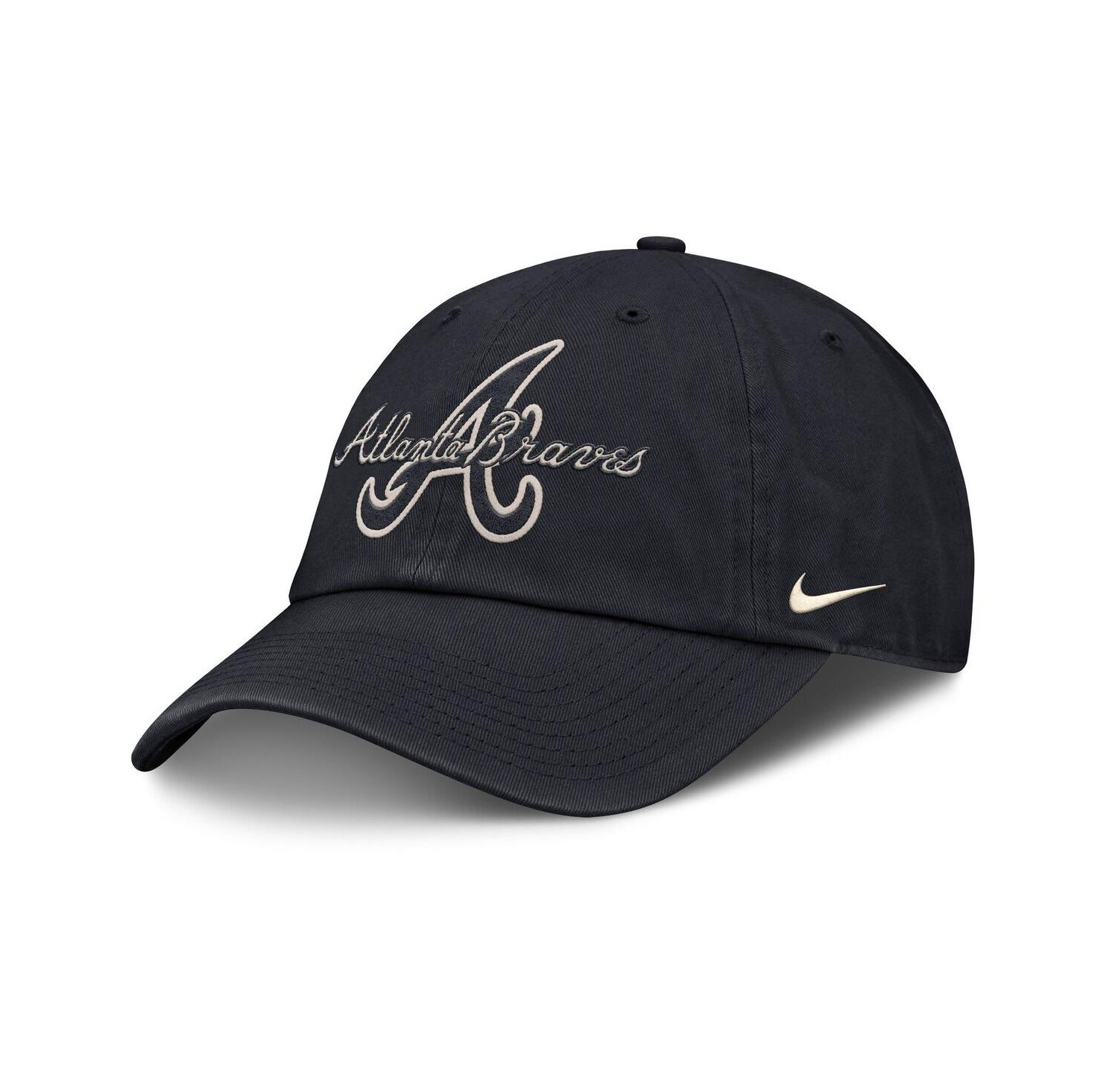 Men's Navy Atlanta Braves Statement Club Adjustable Hat