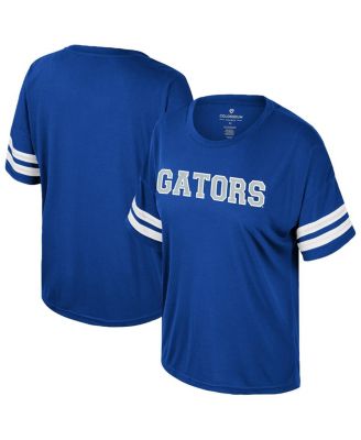 Colosseum - Women's Royal Florida Gators Treasure Oversized Sequin T-Shirt