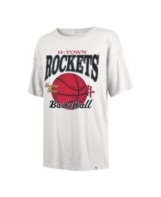 Women's White Houston Rockets City Edition Down Court Sadie T-Shirt