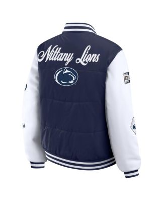 Women's Navy Penn State Nittany Lions Varsity Puffer Jacket