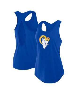 Fanatics - Women's Royal Los Angeles Rams Iron Fan Tank Top