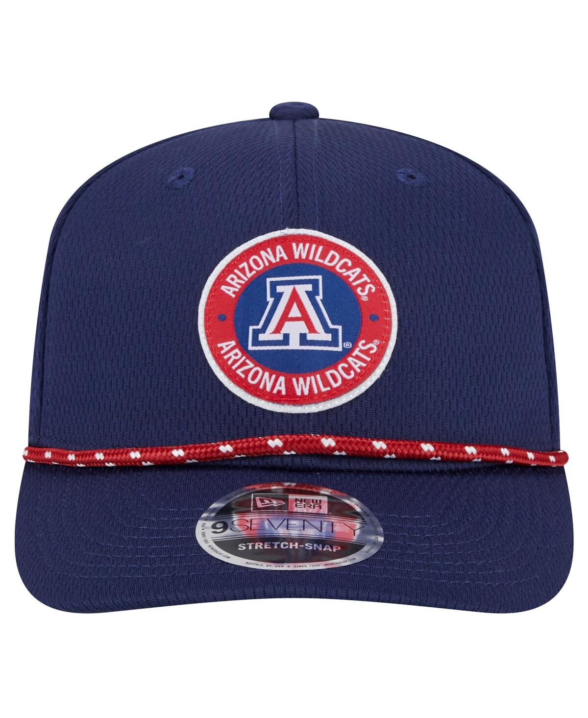 New Era Men's Navy Arizona Wildcats Coolera 9seventy Rope Stretch-snap Hat In Blue