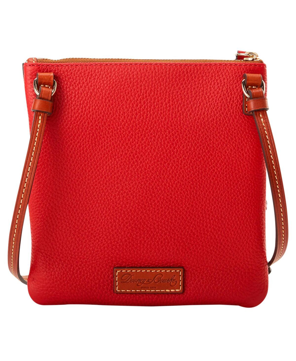 Dooney & Bourke Ohio State Buckeyes Infield Triple Zip Crossbody Bag In Transparent