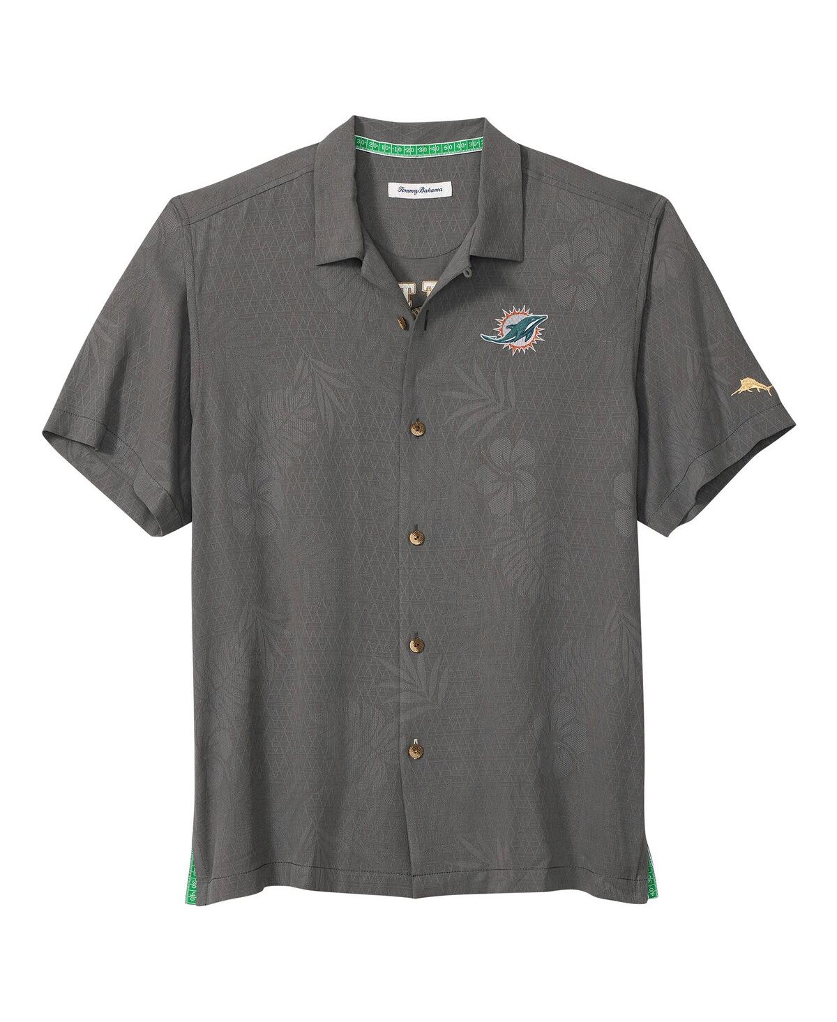 Tommy Bahama Men's Gray Washington Commanders Catch Of The Day Button-up Shirt In Gray