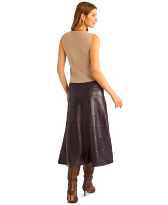 Women's V Neck Button Up Sweater Vest