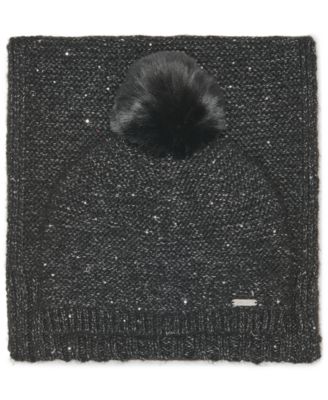 2-Piece Mini Sequin Hat and Scarf Set