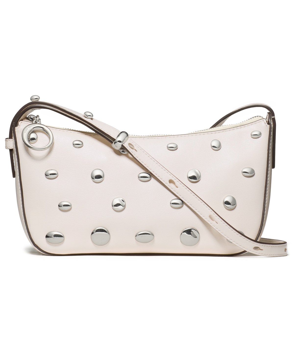 Kate Spade Halo Studded Small Crossbody Bag In White