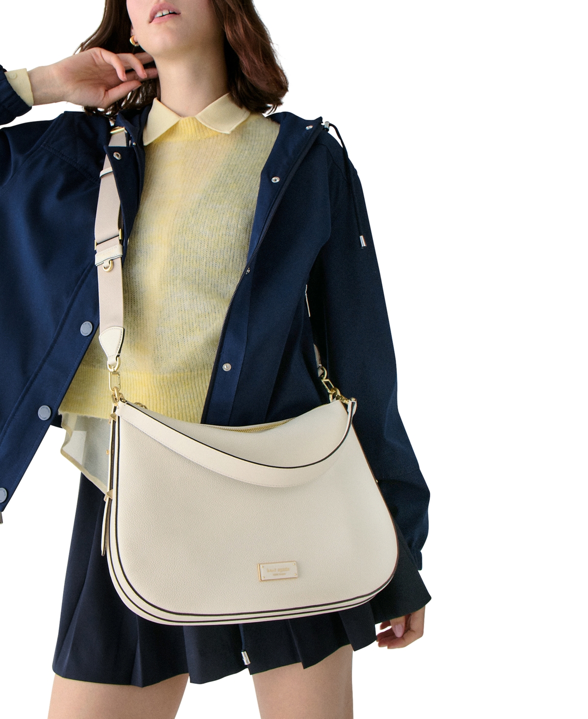 Kate Spade Liv Mini Hobo Bag In Brown