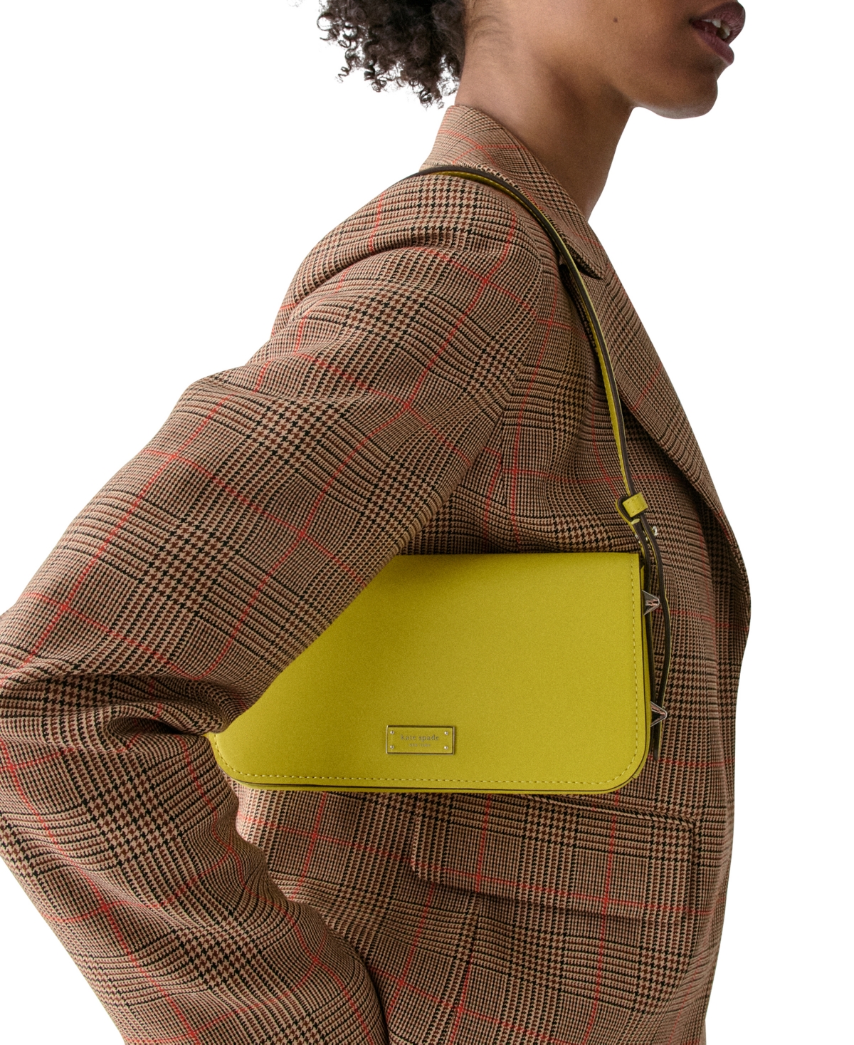 Kate Spade Liv Leather Shoulder Bag In Green