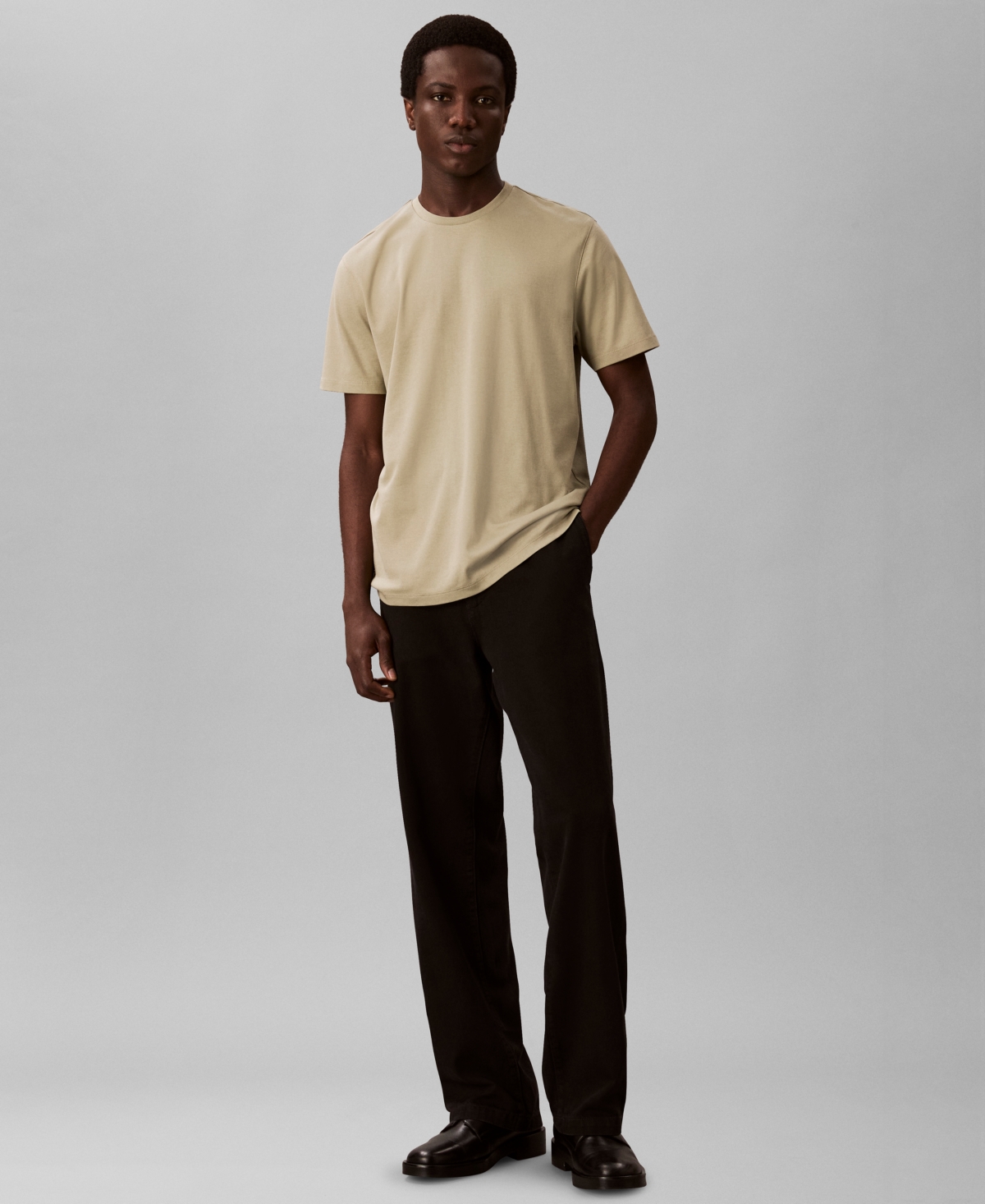 Calvin Klein Men's Short Sleeve Supima Cotton Interlock T-Shirt