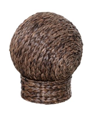 23.5" Water Hyacinth Elevated Cat Kitten Bed Condo Pod Pet House Tree