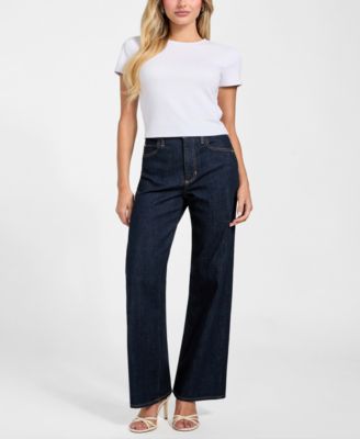Women's High Rise Wide Leg Jeans