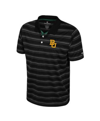 Men's Black Baylor Bears Milk Steak Polo Shirt