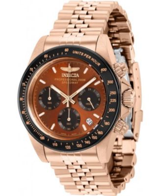 Men's 36736 Speedway Quartz Chronograph Black, Brown Dial Watch