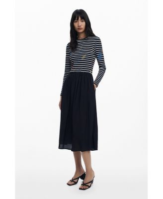 Women's Striped combined dress