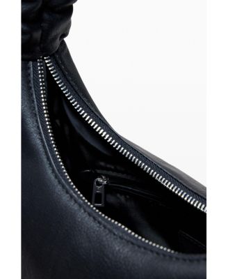 Women's Medium 3D logo bag with ruched handle