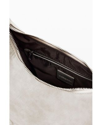 Women's Medium 3D logo bag with ruched handle