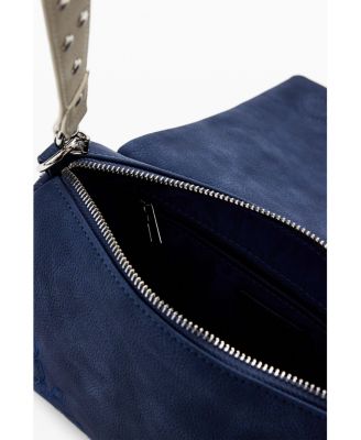 Women's Small crossbody bag with mandala embossing