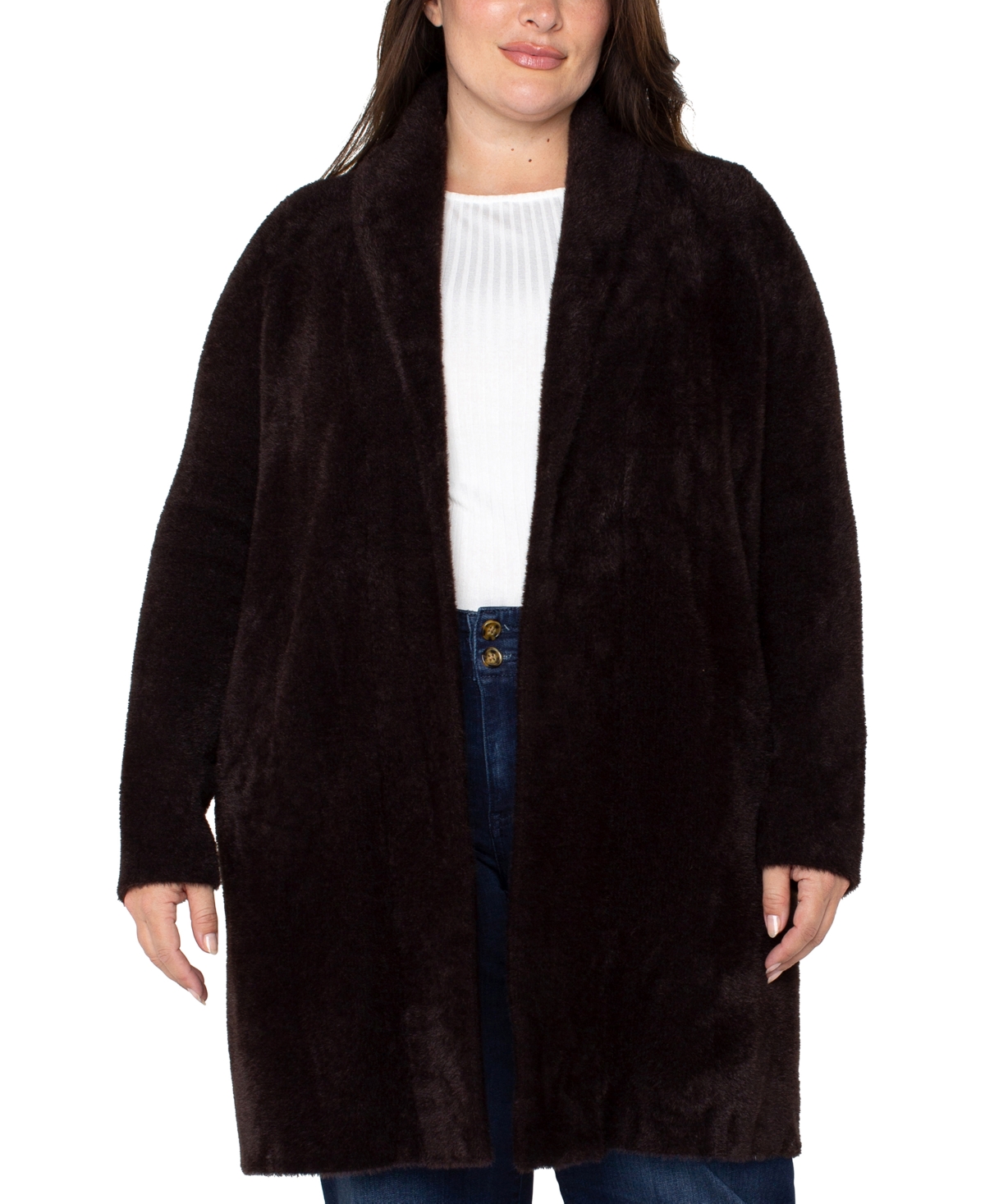 Liverpool Los Angeles Women's Open Front Sweater Coat