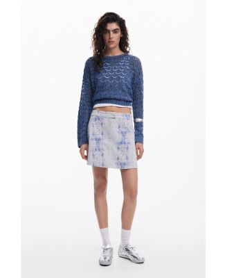 Women's Distressed miniskirt