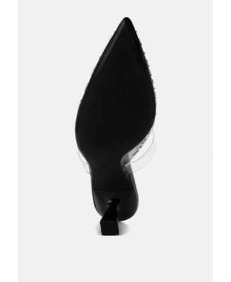 Womens Holin Pointed Toe Kitten Heels