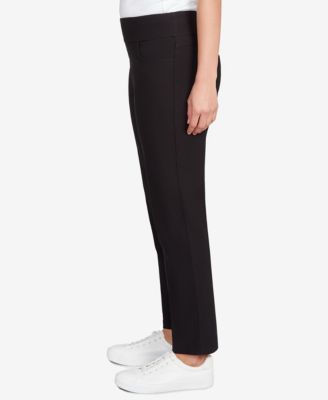 Petite Smooth Silky Tech Knit Ankle Pants