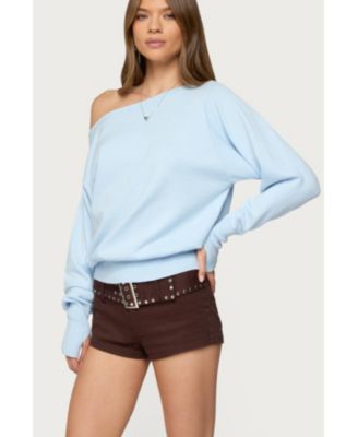 Women's Off Shoulder Oversized Sweater