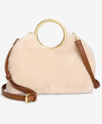 I.N.C. International Concepts - Tysha Bangle Faux Fur Handbag