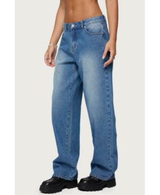 Women's Rorie Mid Rise Straight Leg Jeans
