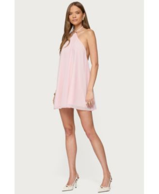 Women's Emeline Backless Halter Mini Dress