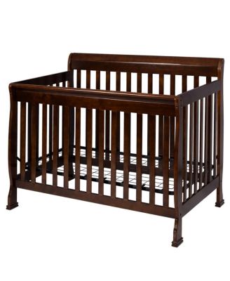 Toddler Coffee Pine Wood Bed Crib Nursery