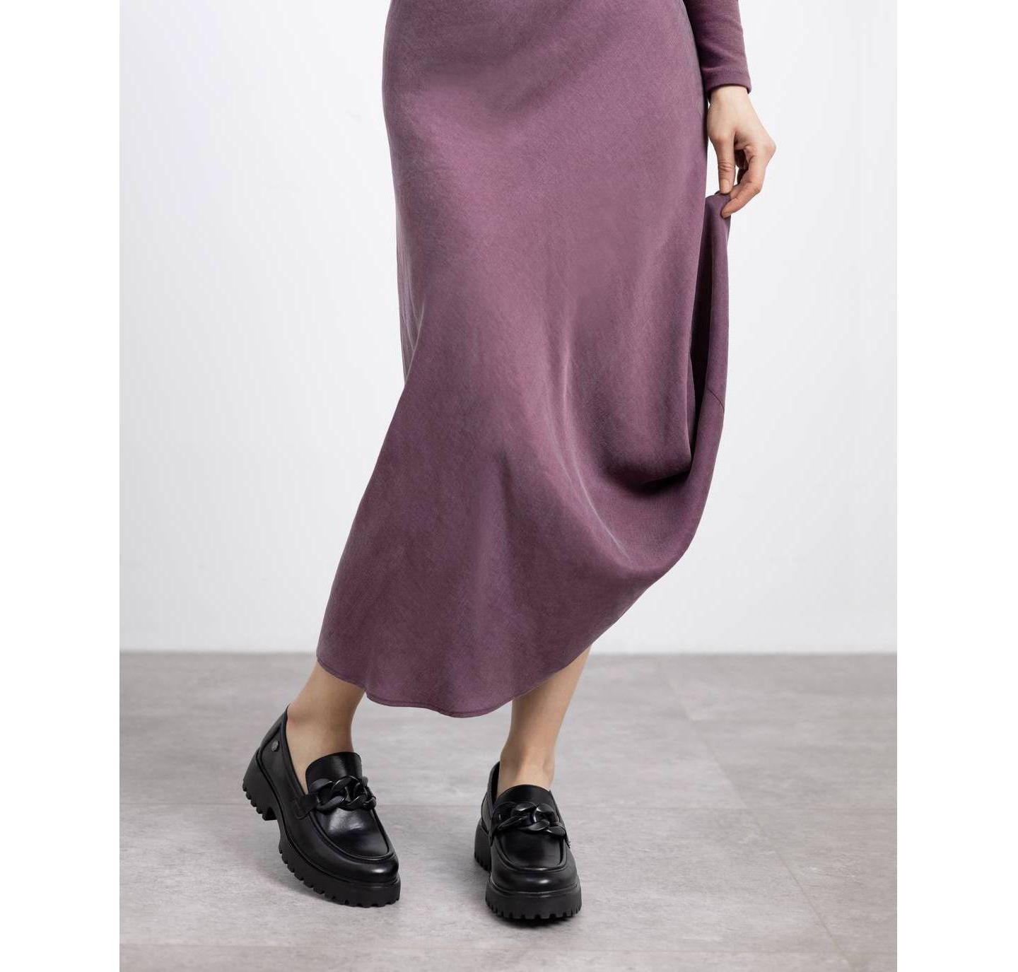 Женские туфли XTI Casual Low Heel Penny Loafer, цвет: Чёрный — фото 5