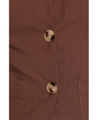 Women's Peter Two Piece Set - Chocolate Brown L