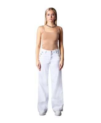 Women's Ariana Mid-Rise Wide-Leg Jeans