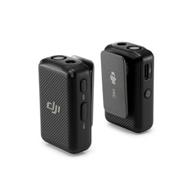 DJI Mic Dual-Transmitter Compact Digital Wireless Microphone System/Recorder for Camera & Smartphone (2.4 GHz)