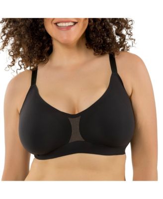 Women's Simplicity Seamless Wire-Free Bra, Black