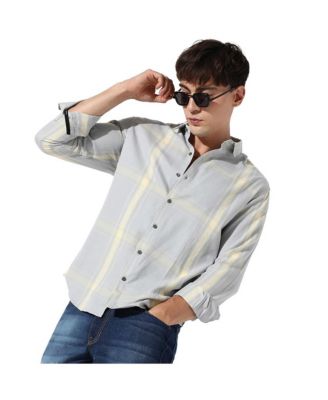 Men's Plaid Button Up Shirt