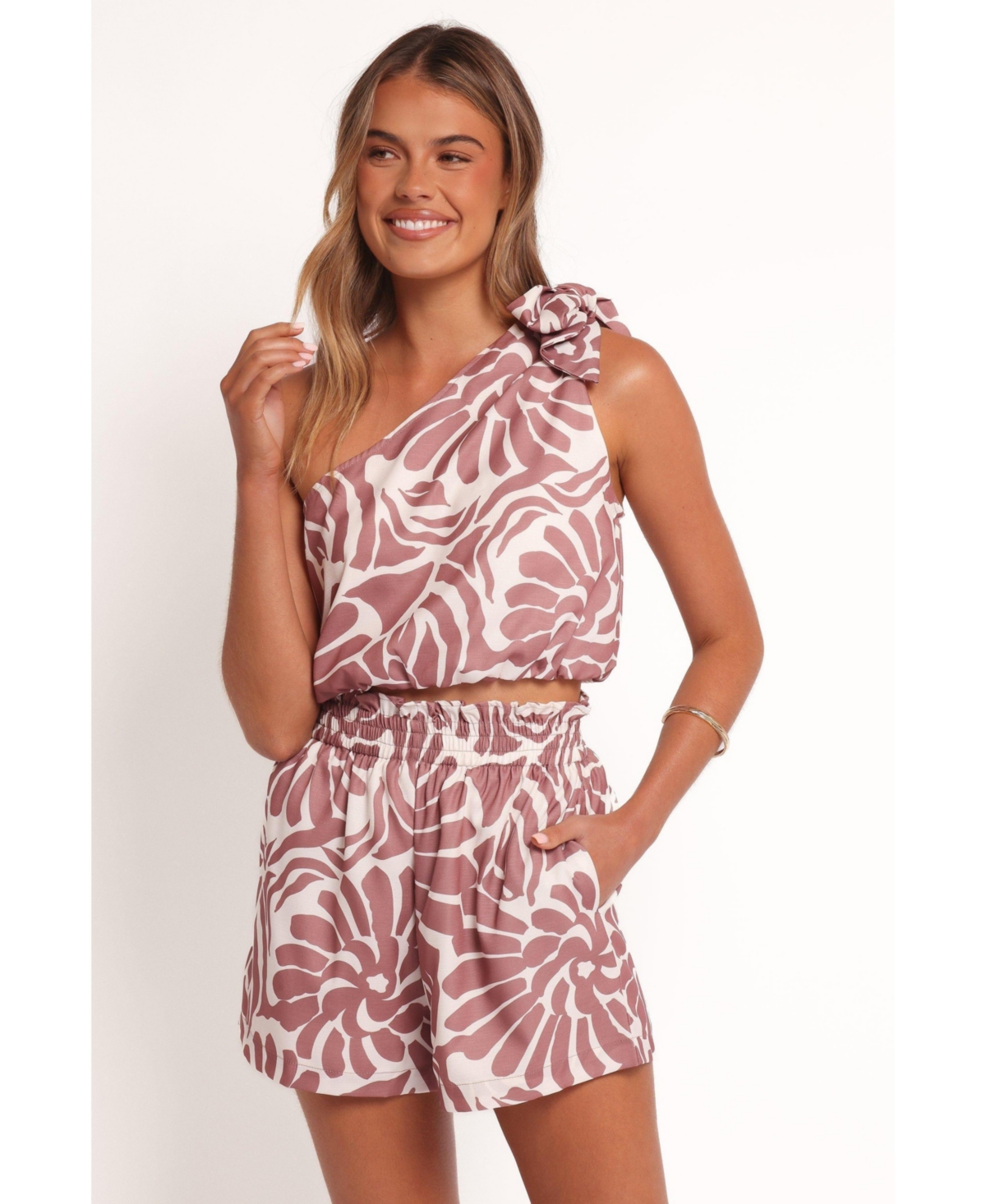 Petal and Pup Women's Gretel Short Set - Mocha Cream