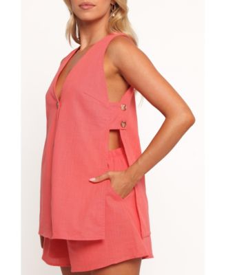 Women's Miller Short Set - Coral XL