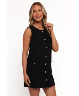 Velvette Mini Button Down Dress