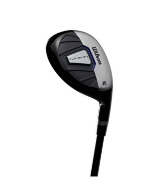 Player Fit Mens Left Hand Steel Complete Stand Golf Set - Standard / Regular / Black/Blue/White