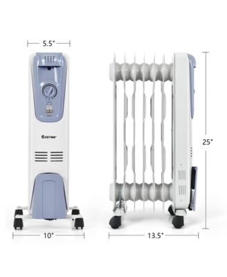 1500W Electric Oil Filled Radiator Space Heater